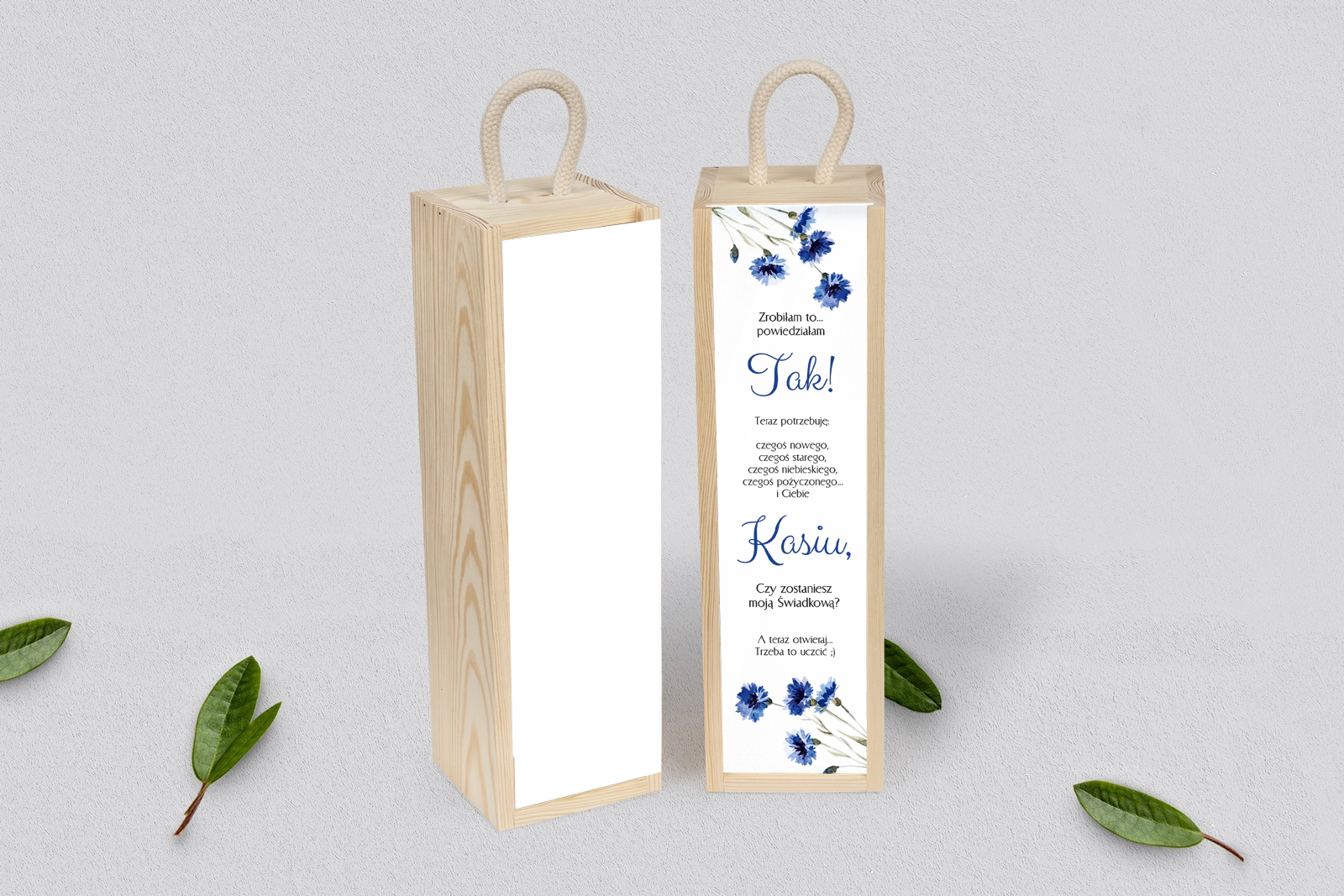 Prośba o Świadkowanie - SNW Akryl naturalna Sweet Love Motyw 1