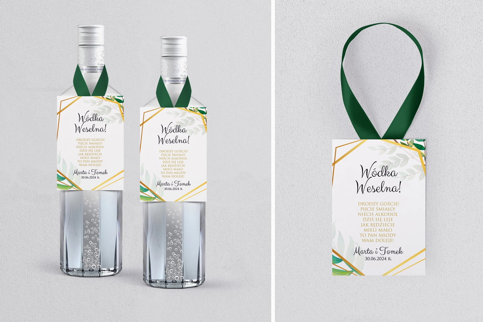 Zawieszka na alkohol Flowers & Frame - Motyw 2