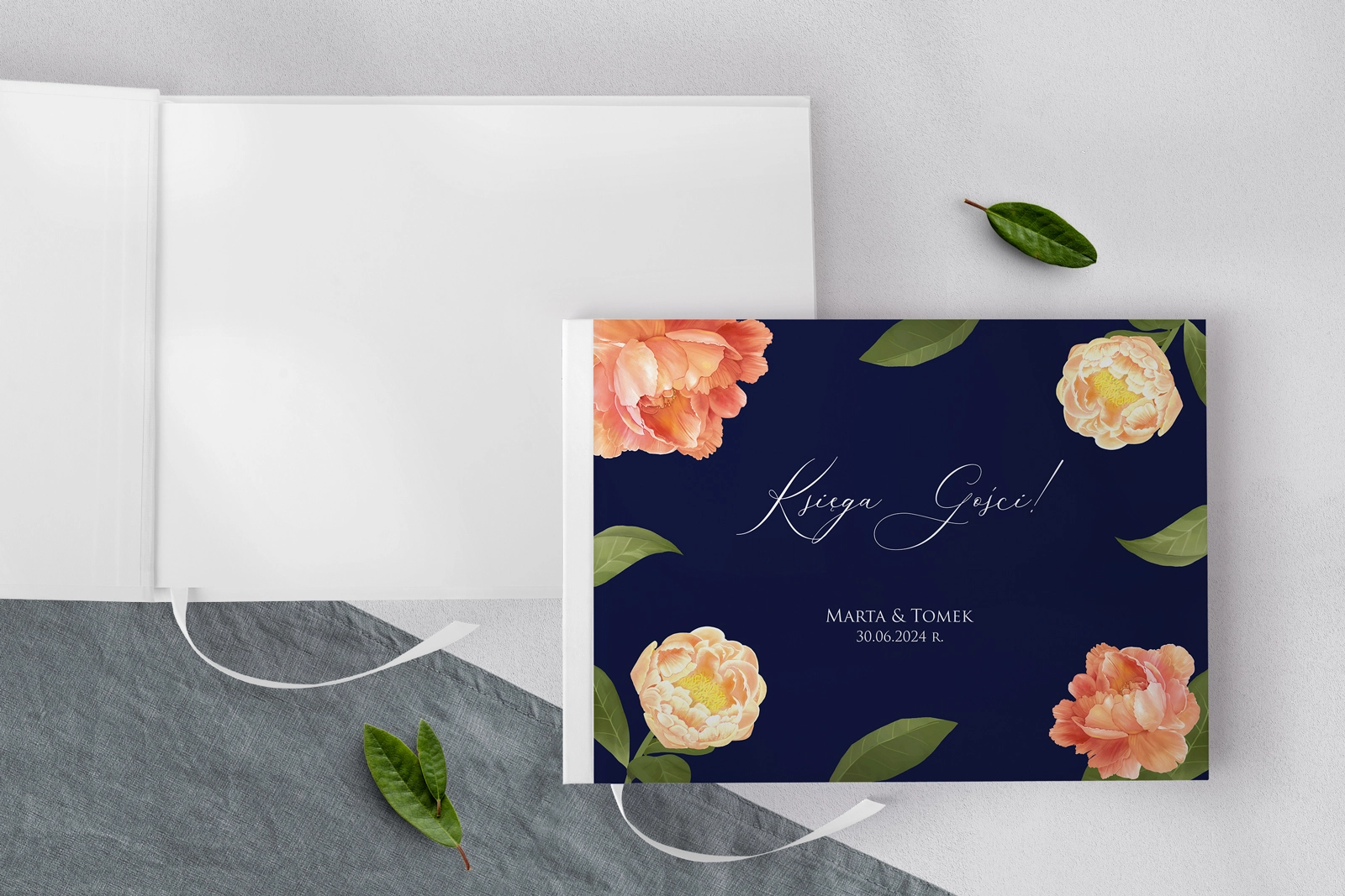 Księga Gości Weselnych Loveletter Motyw 5