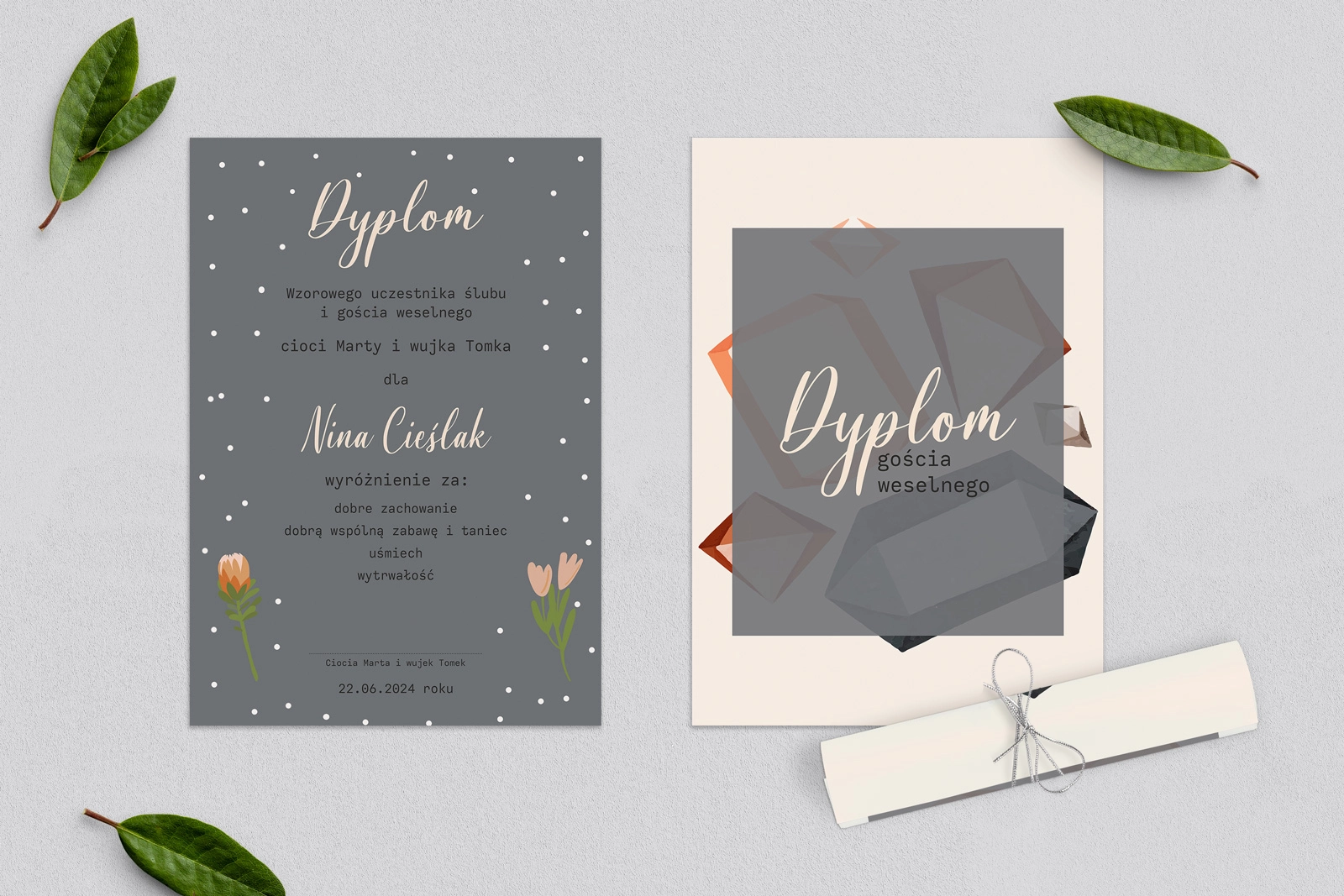 Dyplomy dla Dzieci - Butterflies - Motyw 3