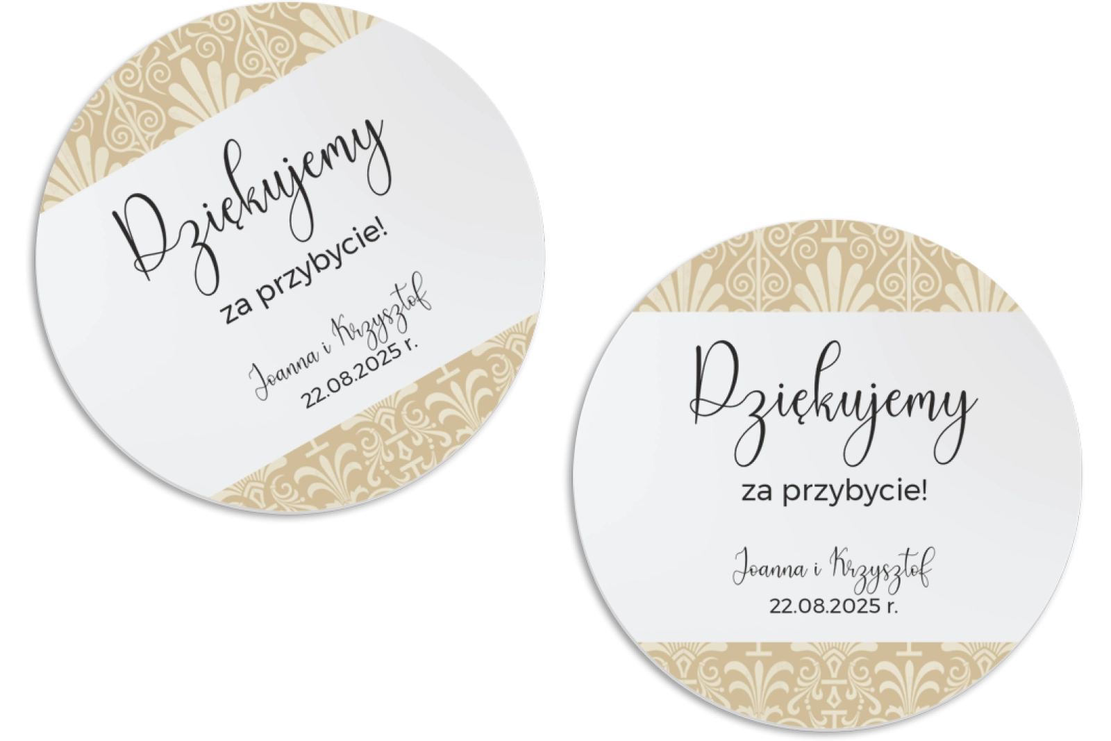 Magnes Okrągły - Vintage Motyw 1