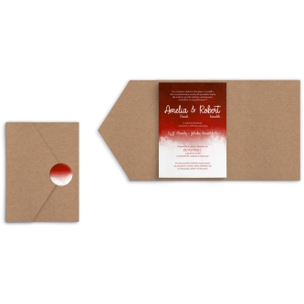 Zaproszenia ślubne w&nbsp;etui Cloud- motyw 2