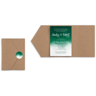 Zaproszenia ślubne w&nbsp;etui Cloud- motyw 3