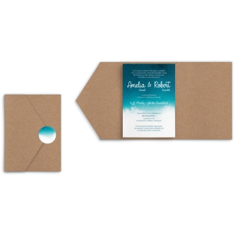 Zaproszenia ślubne w&nbsp;etui Cloud- motyw 1