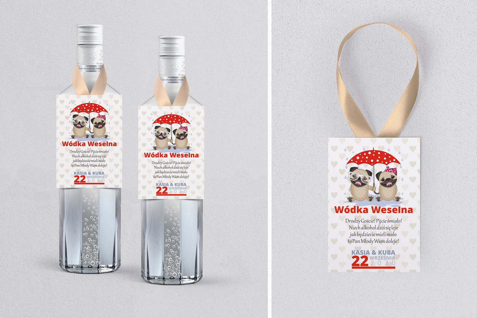 Zawieszka na alkohol Uroczy Deszcz Motyw 6