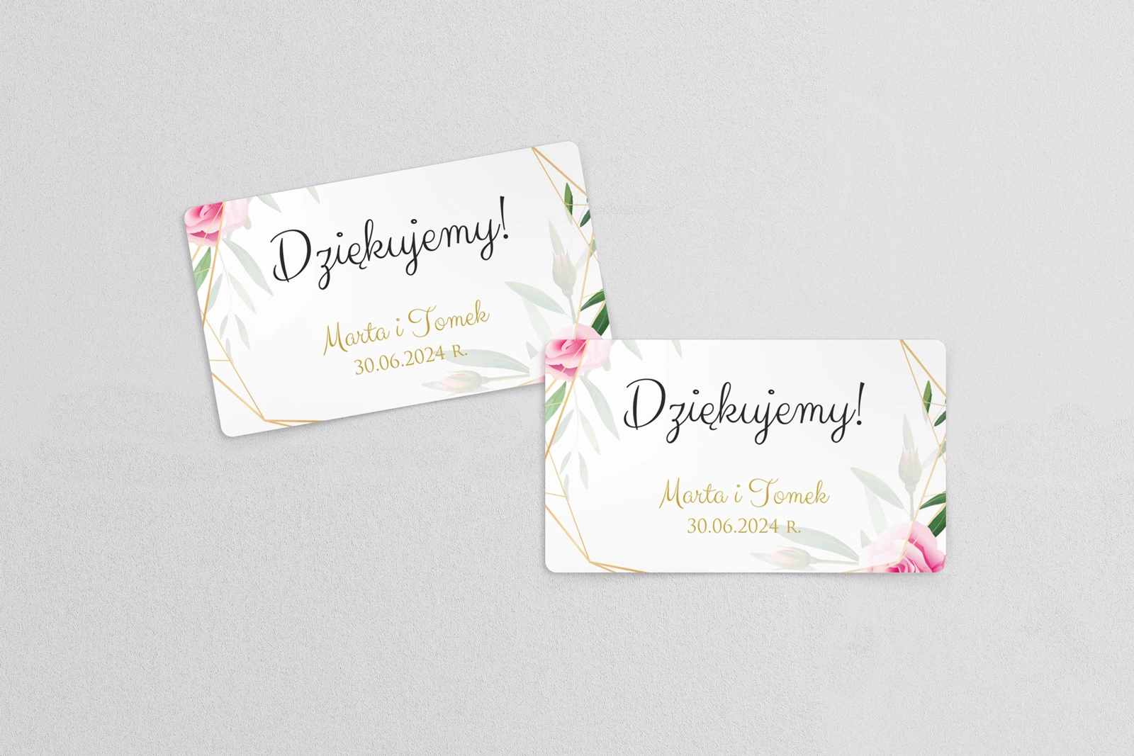 Naklejki na słoiczki weselne Flowers & Frame - Arkusz 21 szt Motyw 4