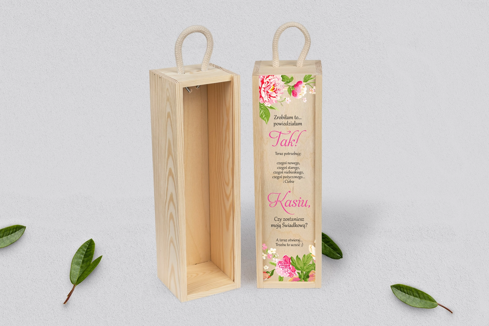 Prośba o Świadkowanie - SNW naturalna Serca Kwiat Motyw 1