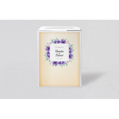 Pudełko na koperty i pieniądze Love Motyw 13