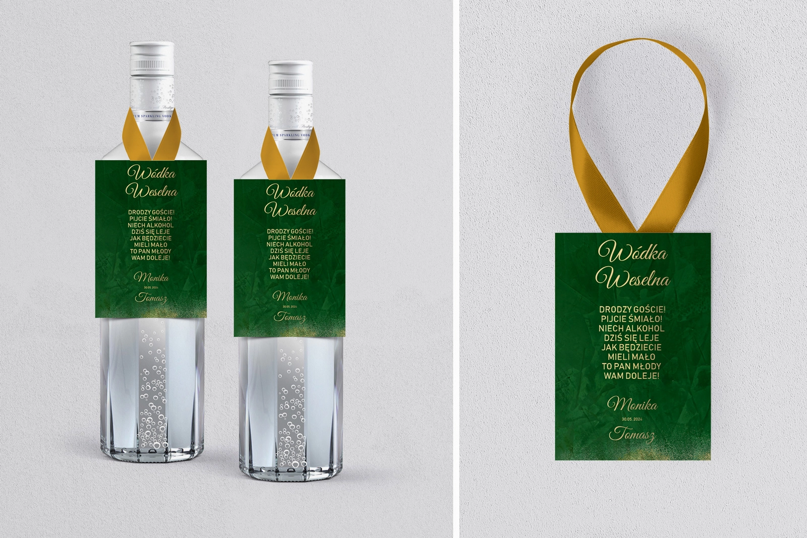 Zawieszka na alkohol Greenery - Motyw 1