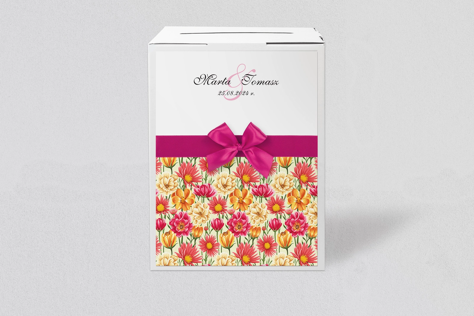 Pudełko na koperty i pieniądze Laura Motyw 1