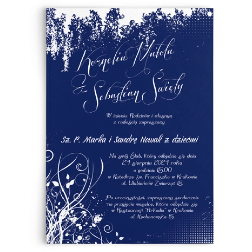 Zaproszenia ślubne Photo- Motyw 4