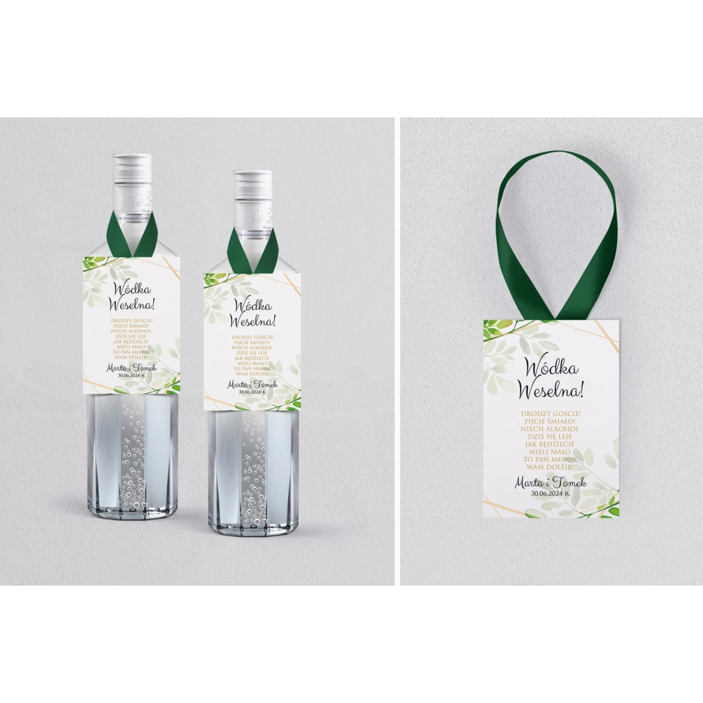 Zawieszka na alkohol Flowers & Frame - Motyw 3