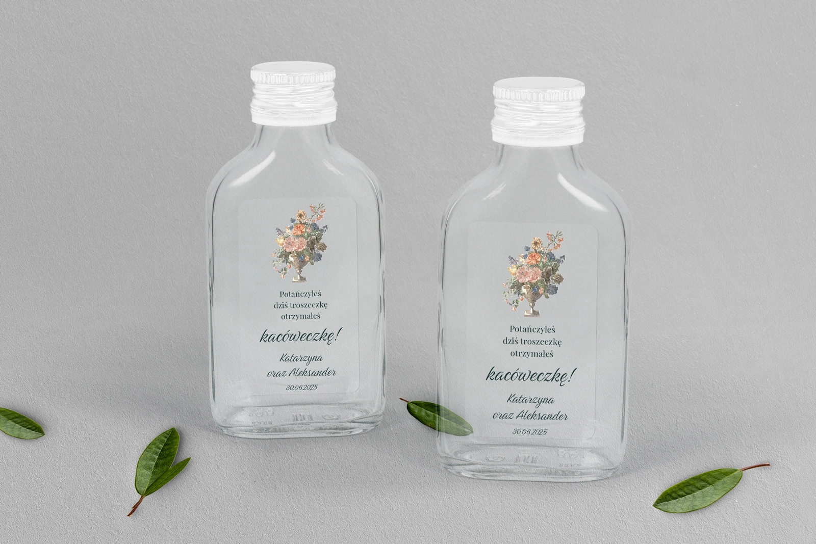 Buteleczka - Piersiówka Rustic Summer Motyw 3