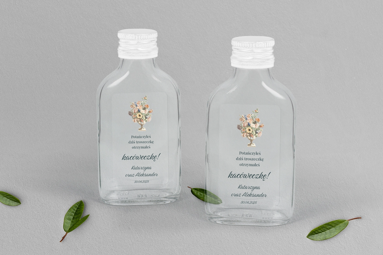 Buteleczka - Piersiówka Rustic Summer Motyw 2