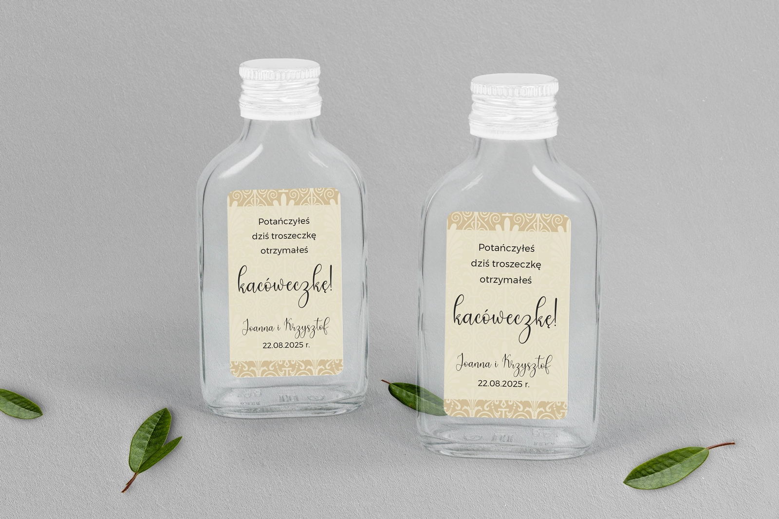 Buteleczka - Piersiówka Vintage Motyw 1