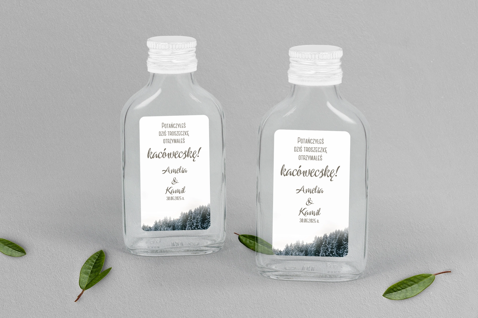 Buteleczka - Piersiówka Forest - Motyw 4