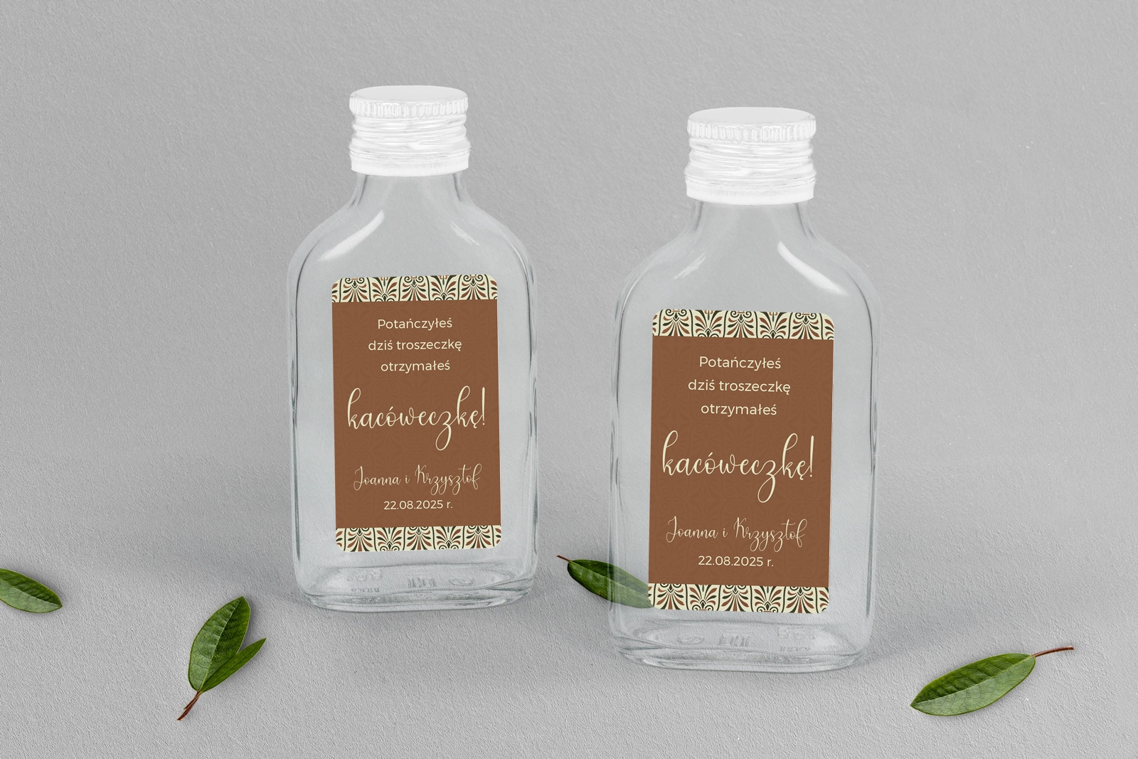 Buteleczka - Piersiówka Vintage Motyw 3