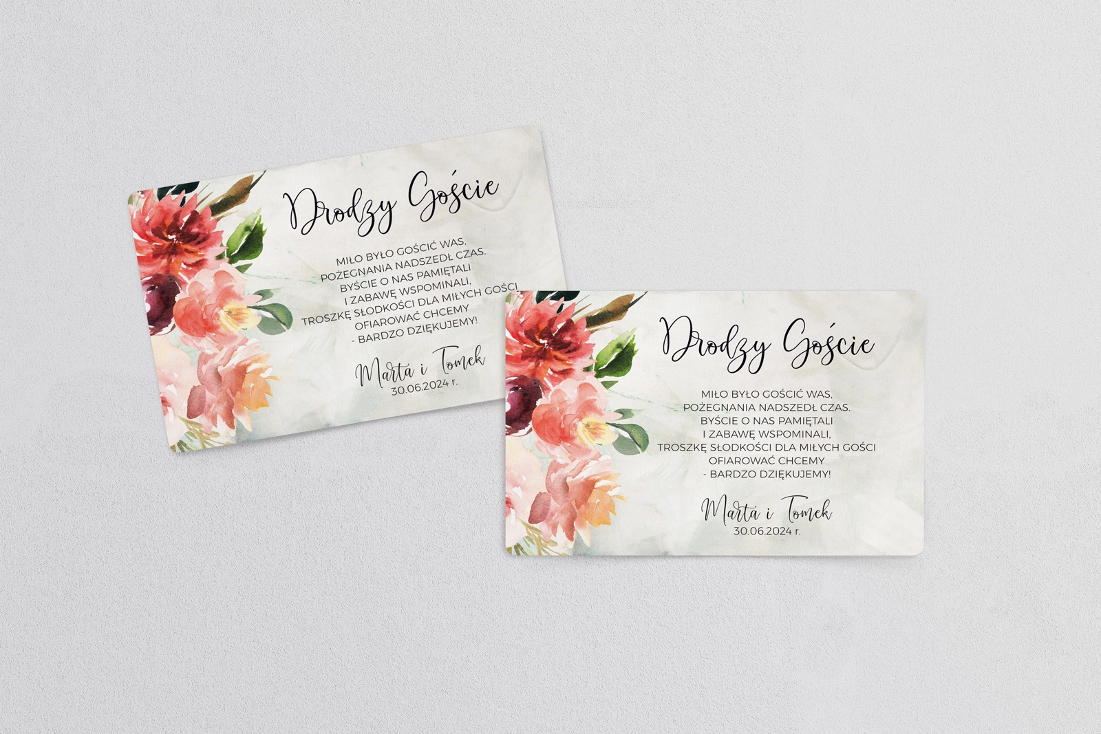 Naklejki na ciasto weselne Spring Love Motyw 4