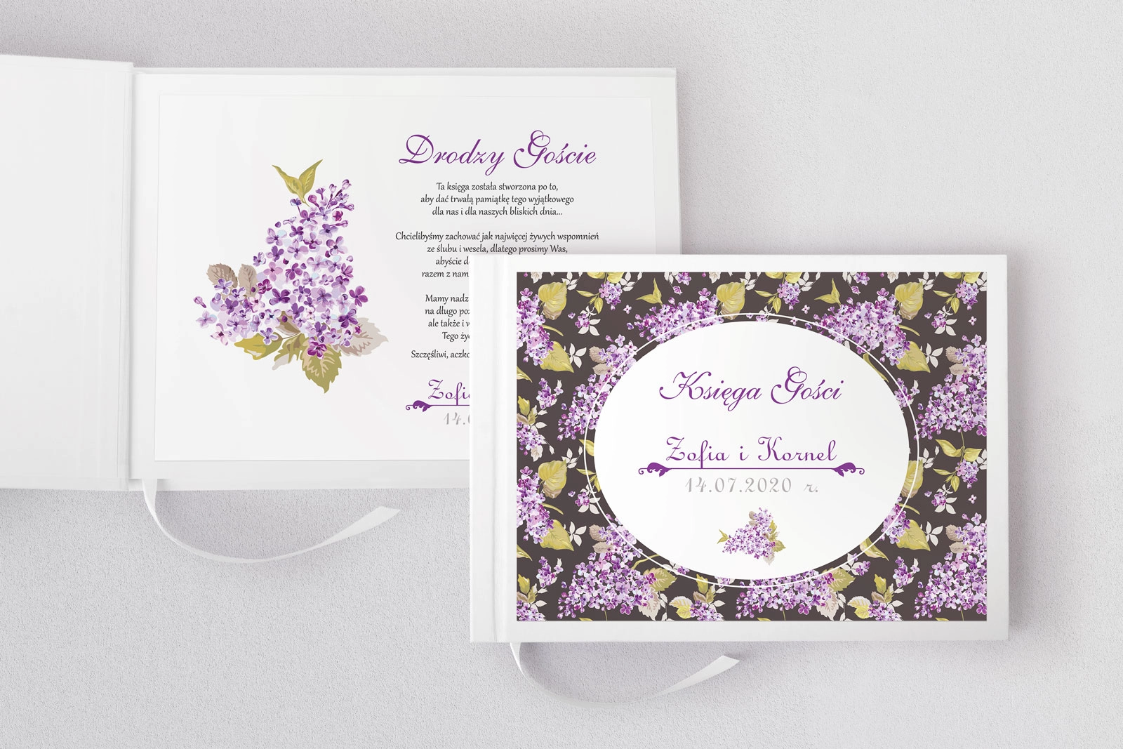 Księga Gości Weselnych Pobieramy się Motyw 4