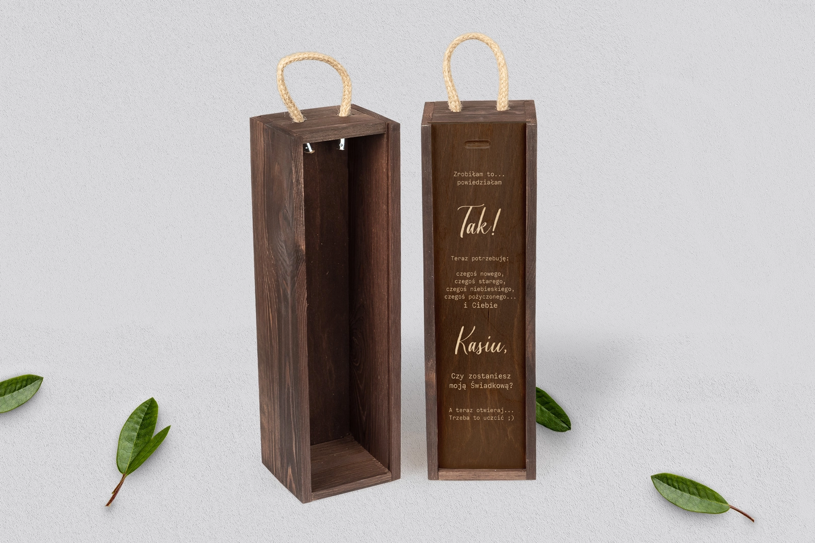 Prośba o Świadkowanie - SNW brązowa Butterflies - Motyw 2