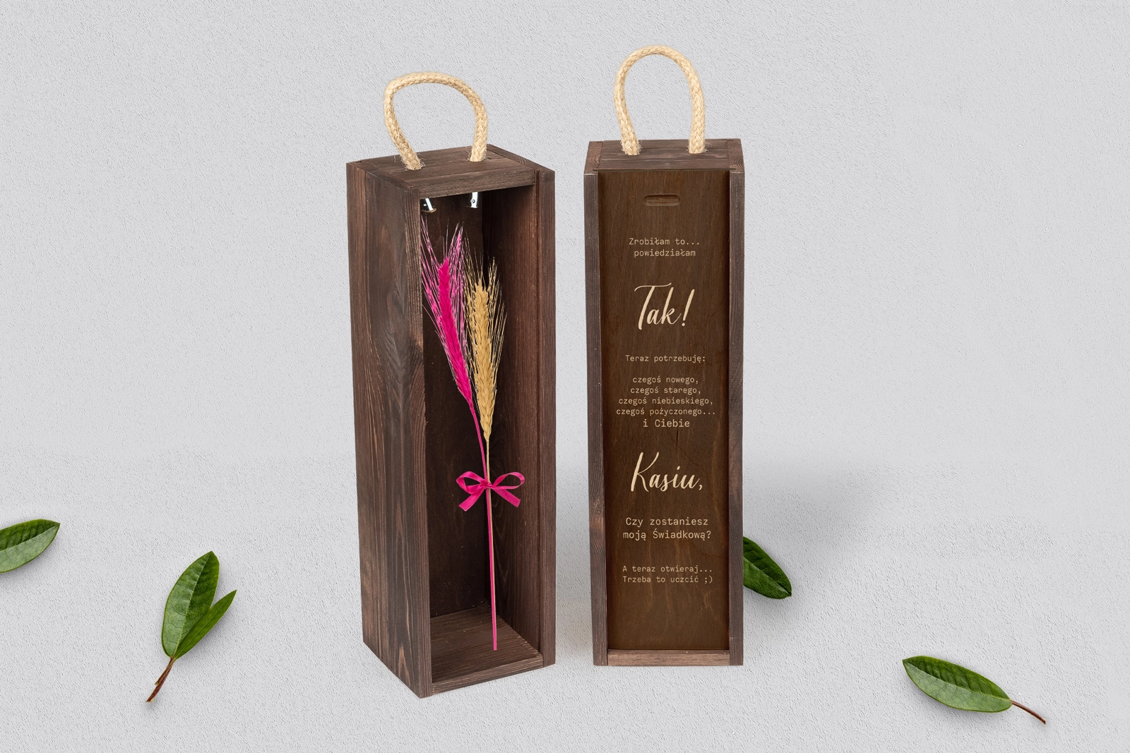 Prośba o Świadkowanie - SNW brązowa Butterflies - Motyw 2