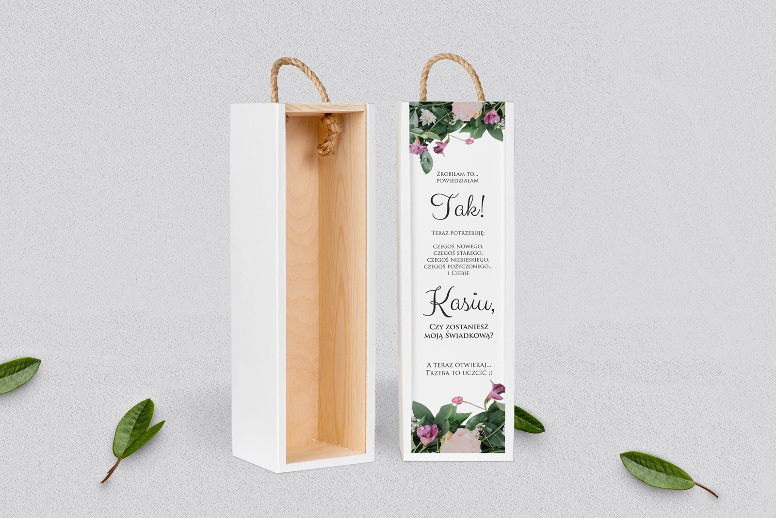 Prośba o Świadkowanie - SNW biała Soft Motyw 6