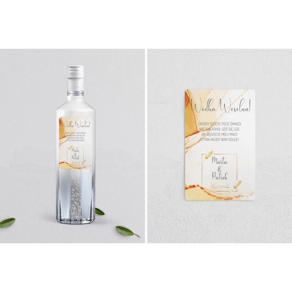 Naklejki na alkohol - Glamour Ink - Motyw 5