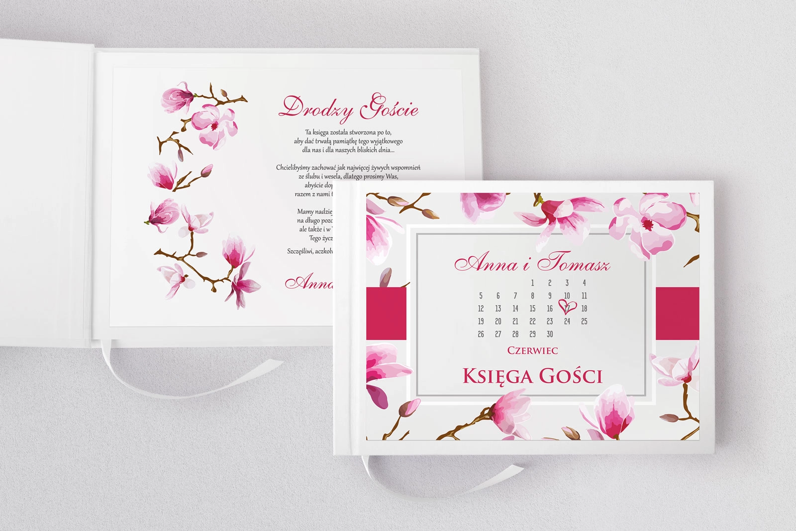 Księga Gości Weselnych Nasz Dzień Motyw 5