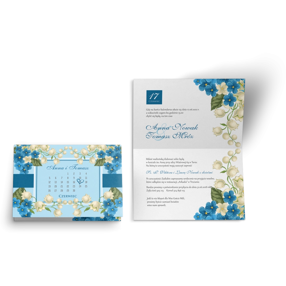 Zaproszenie ślubne Nasz Dzień - Motyw 3