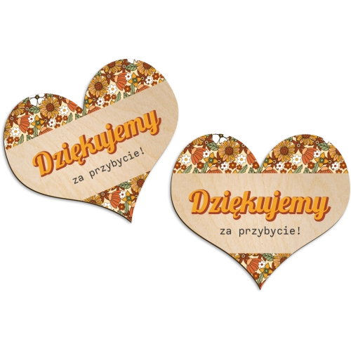 Magnes Serce - Retro Style Motyw 1