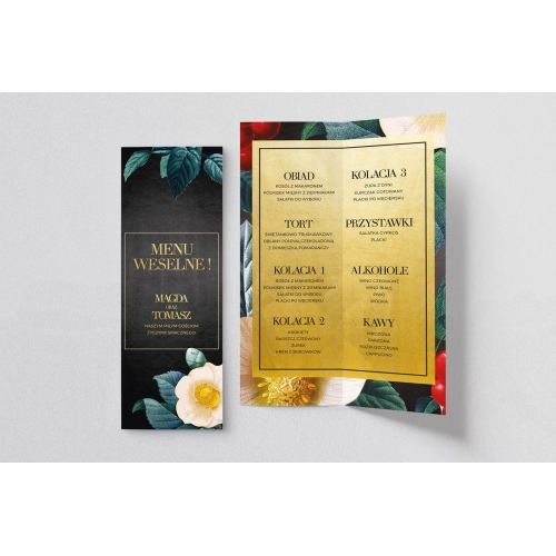 Menu Weselne Amore - Motyw 1