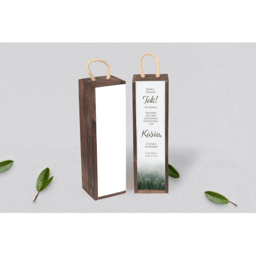 Prośba o Świadkowanie - SNW Akryl brązowa Forest - Motyw 2