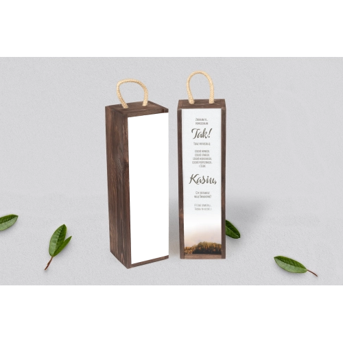 Prośba o Świadkowanie - SNW Akryl brązowa Forest - Motyw 3