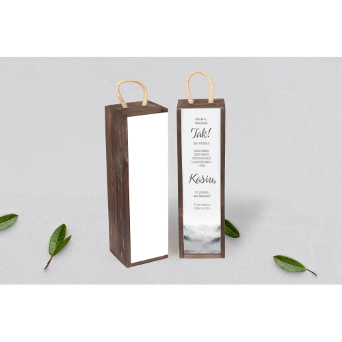 Prośba o Świadkowanie - SNW Akryl brązowa Forest - Motyw 5