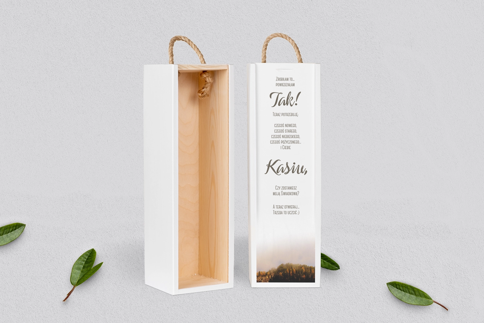 Prośba o Świadkowanie - SNW biała Forest - Motyw 3