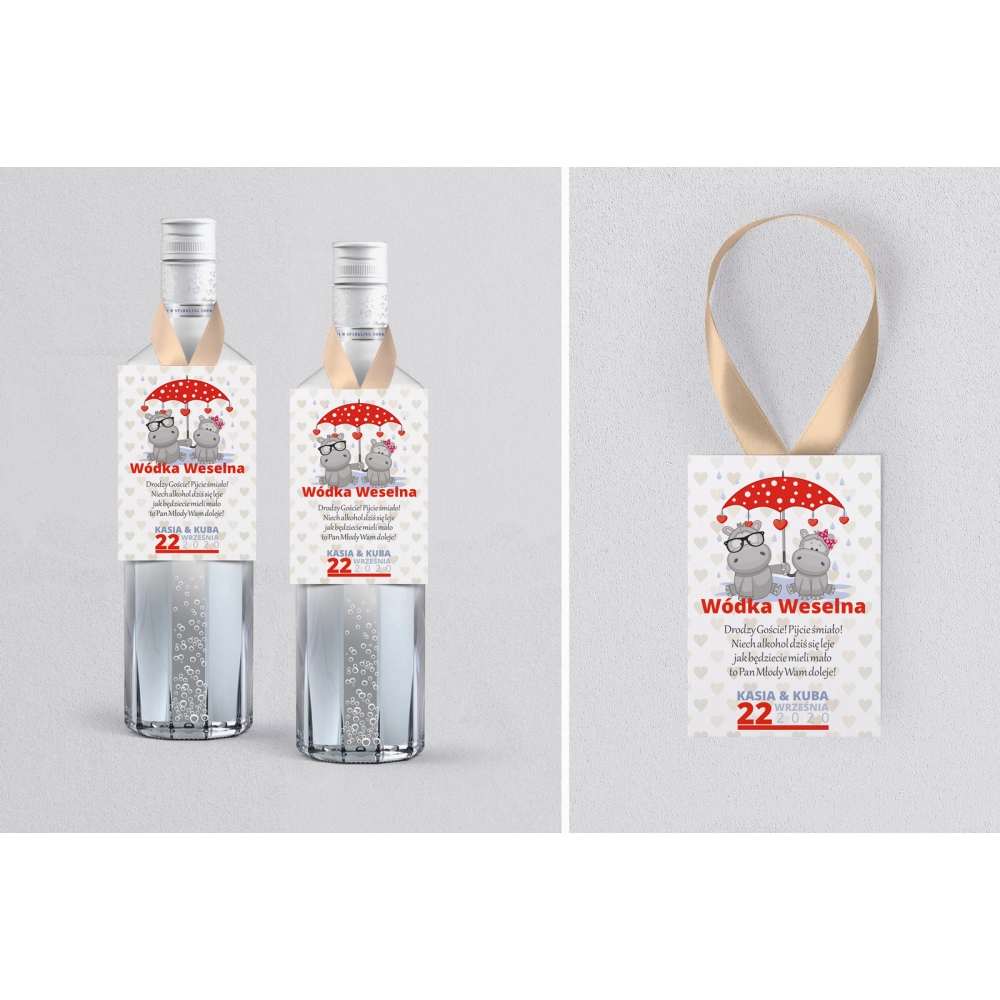 Zawieszka na alkohol Uroczy Deszcz Motyw 15