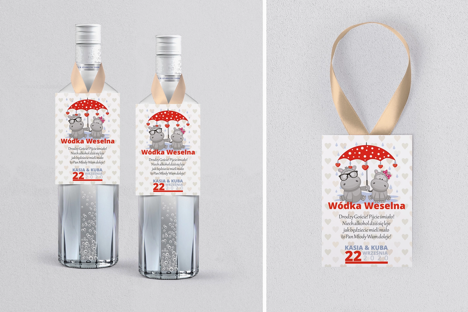 Zawieszka na alkohol Uroczy Deszcz Motyw 15