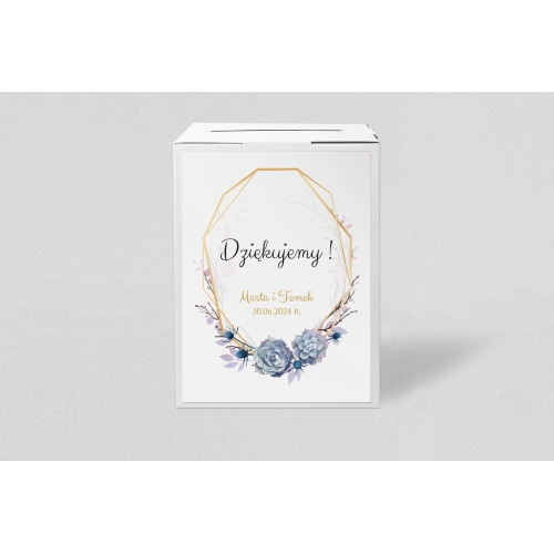 Pudełko na koperty i pieniądze Flowers & Frame Motyw 6