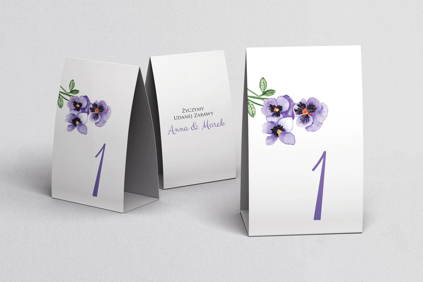 Numerki na stół Sweet Love Motyw 3