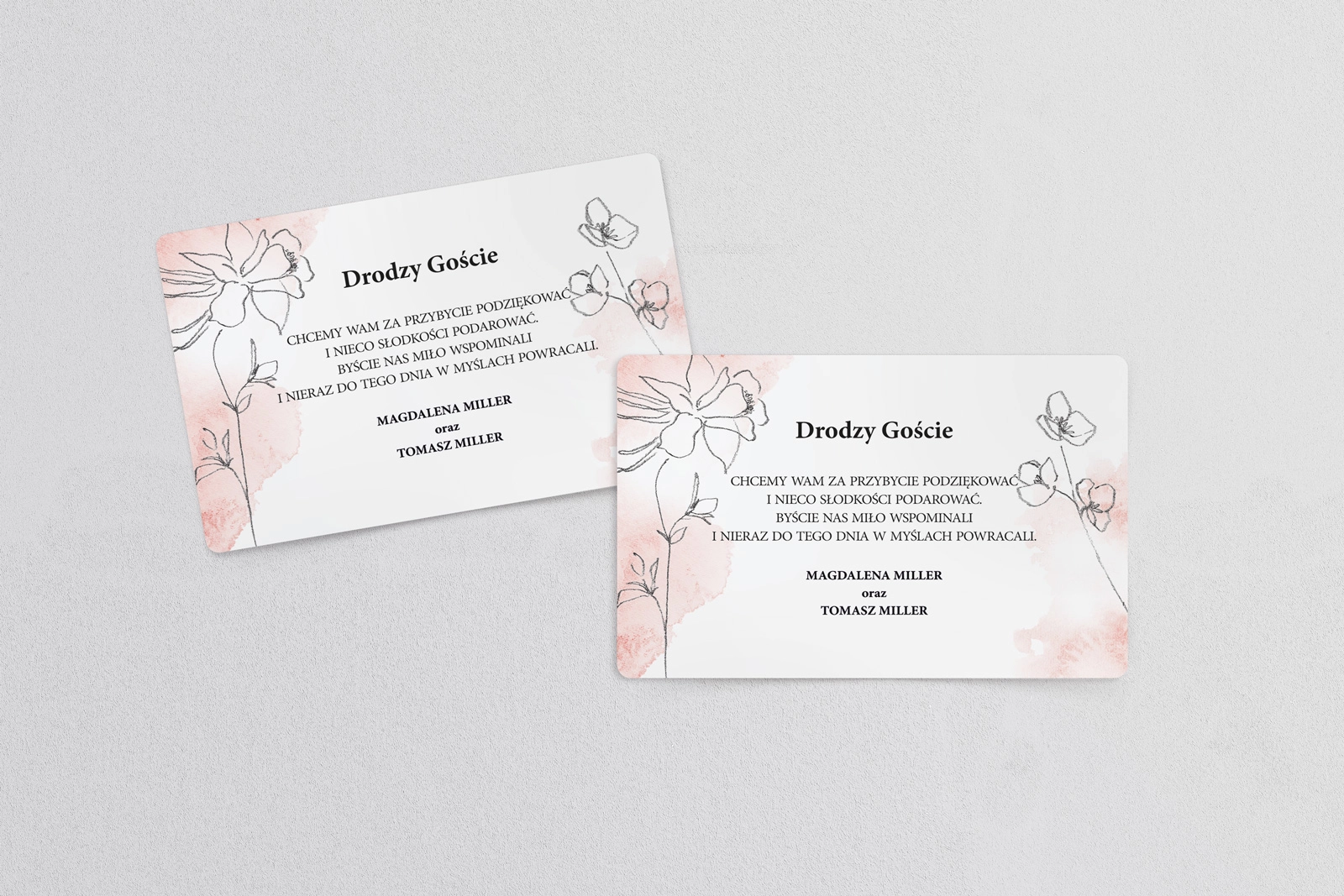 Naklejki na ciasto weselne Julietta Motyw 3