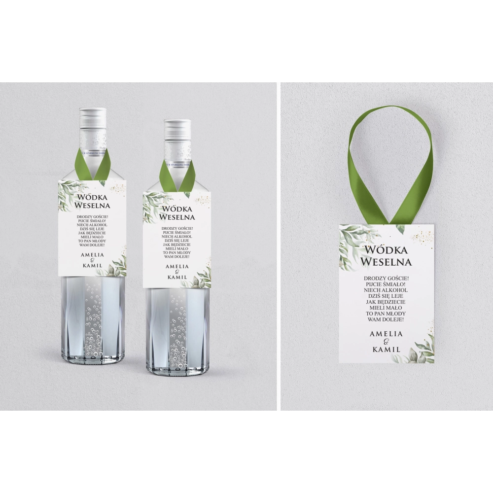 Zawieszka na alkohol Leaves - Motyw 1