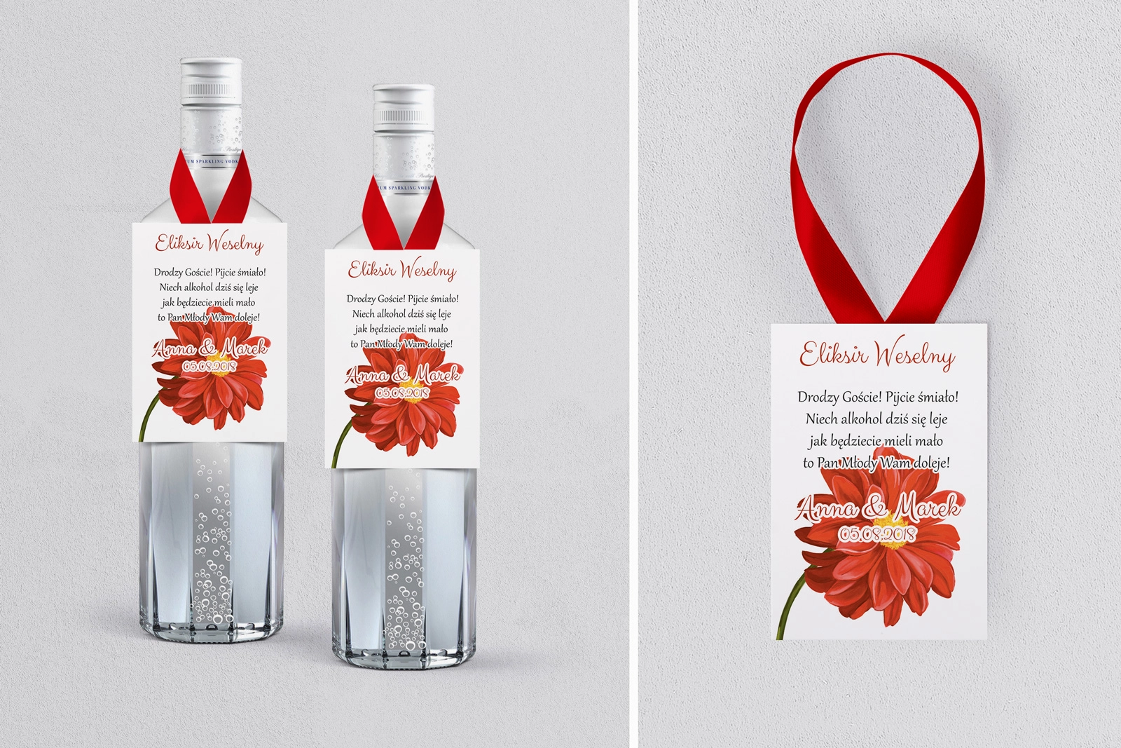 Zawieszka na alkohol Sweet Love - Motyw 5