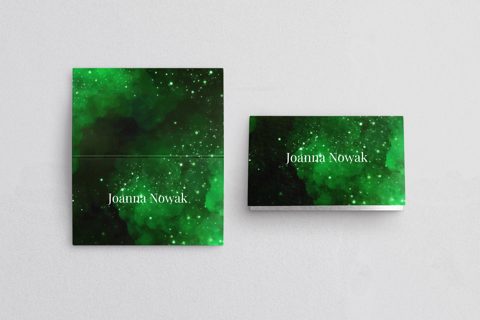 Winietki ślubne składane Colors of the Sky - Motyw 1