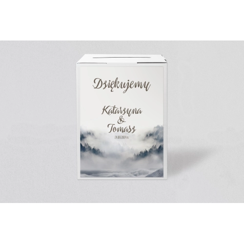 Pudełko na koperty i pieniądze Forest - Motyw 5