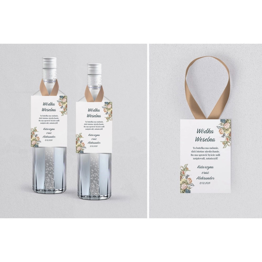 Zawieszka na alkohol Rustic Summer - Motyw 1