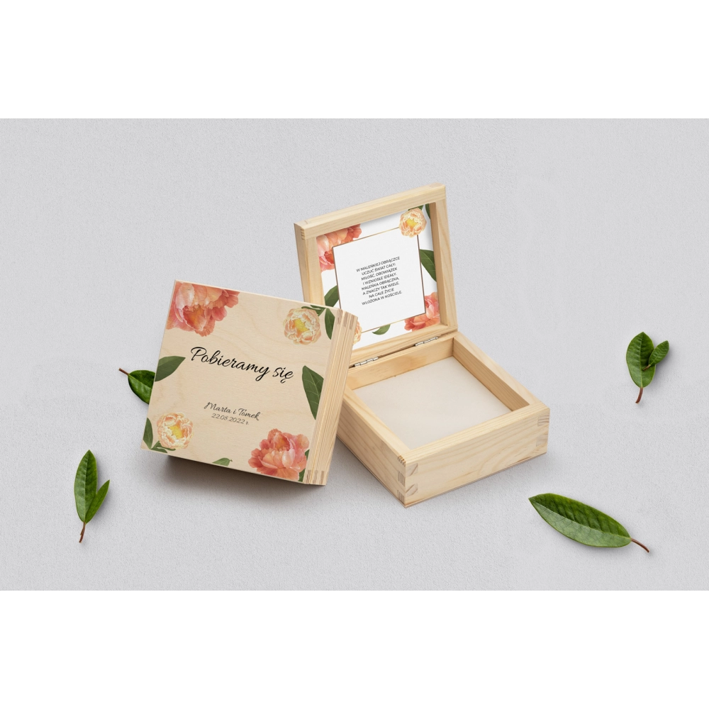 Pudełko na obrączki naturalne - Dream Motyw 5