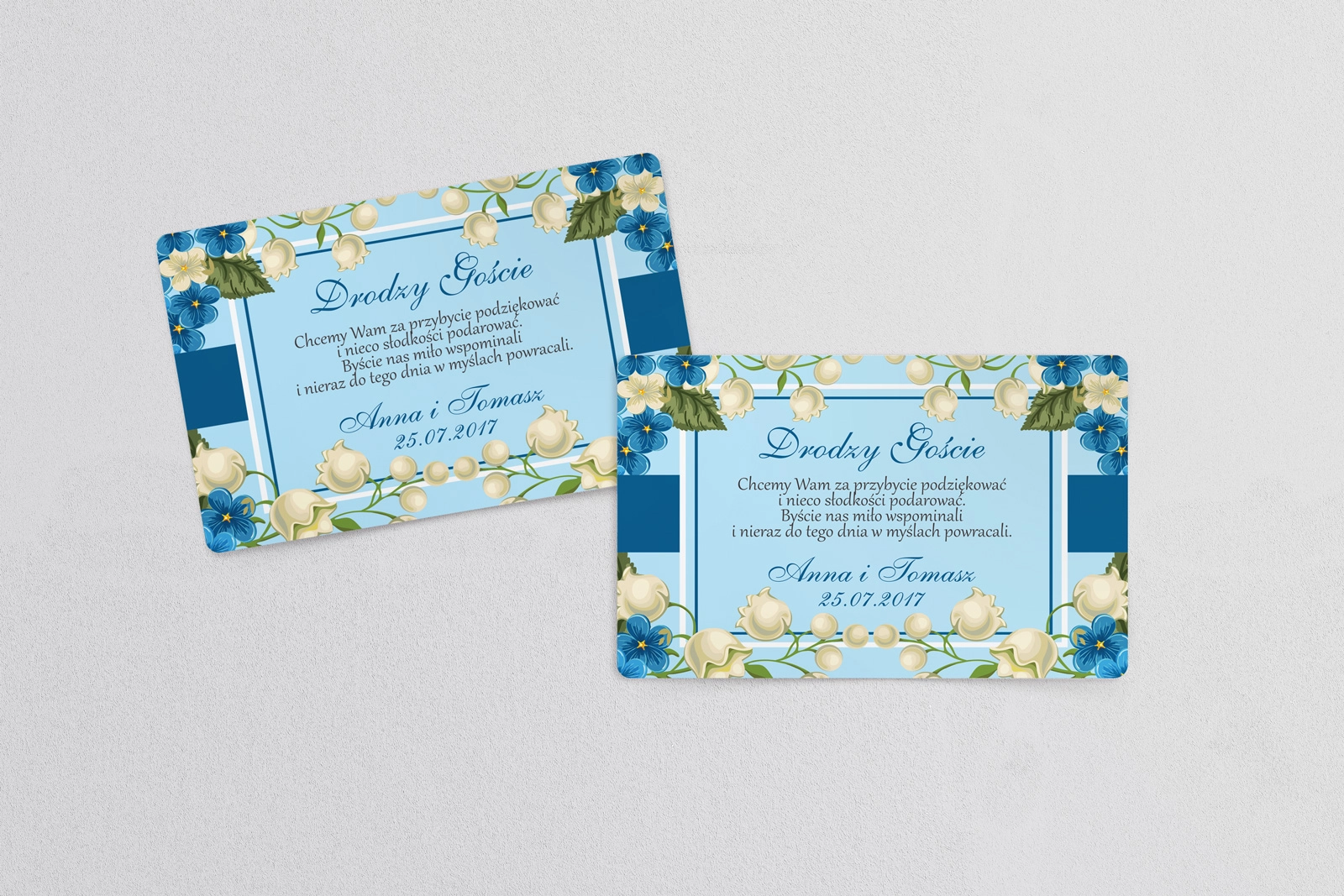 Naklejki na ciasto weselne Nasz Dzień Motyw 3