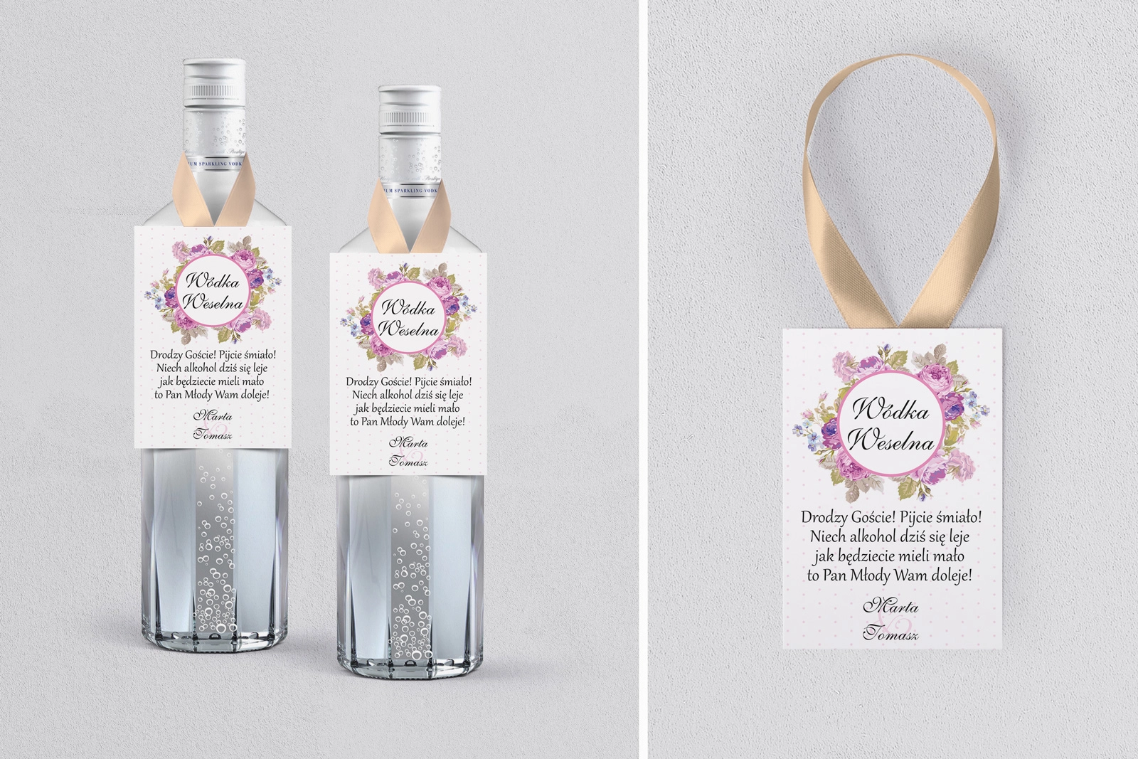 Zawieszka na alkohol Radosny Dzień Motyw 1