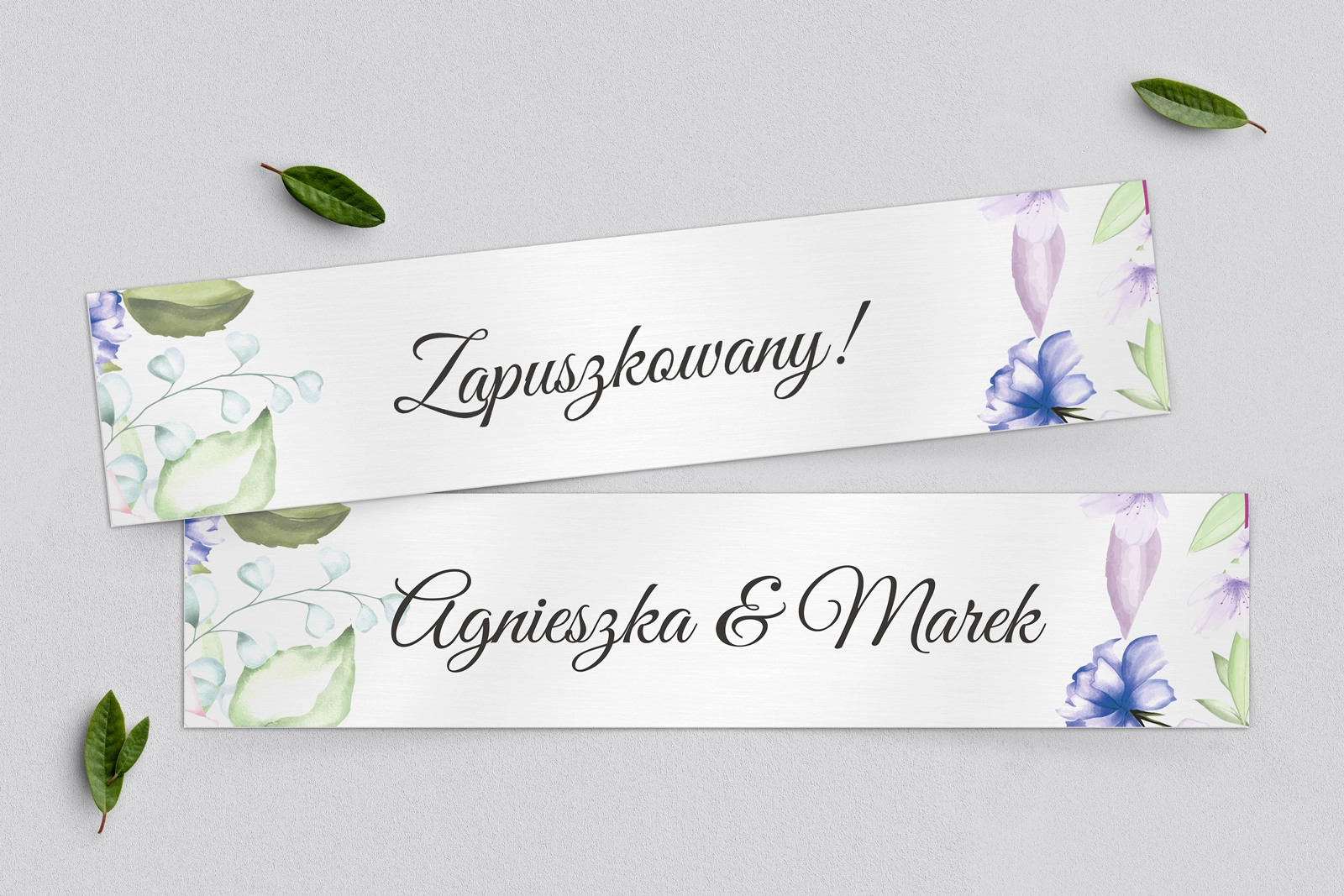 Tablice Rejestracyjne 2 szt. - Amelia - Motyw 4