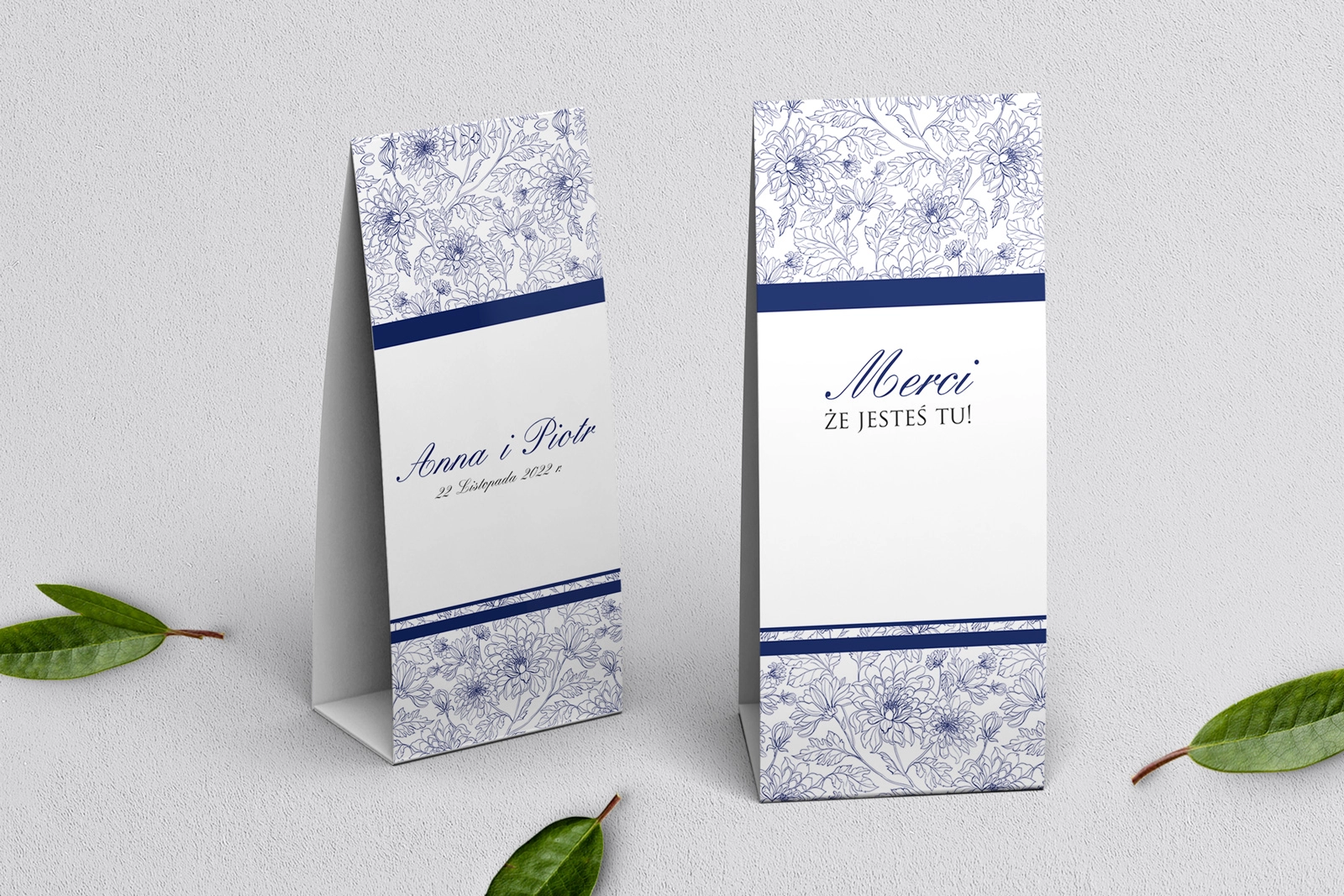 Podziękowanie Merci - Pudełeczko Ornaments Motyw 1